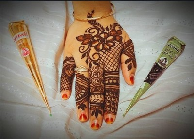 Natural Henna (Mehandi) Rich Dark Brown-Red Color, 25g