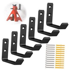 6 Pack Jack Stands Wall Mount Organizer, Car Jack Stand Wall Hooks for