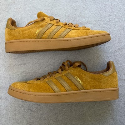 Adidas Originals Campus Brown Yellow CQ2046 US 10.5 hairy suede mesa 2017