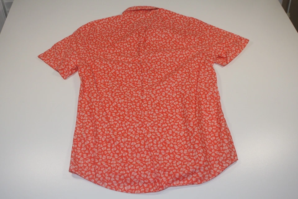 JoS. Camisa A Bank 1905 Mediana Calce Ajustado Botones Playa Tortugas y Conchas Foto 4 de 4