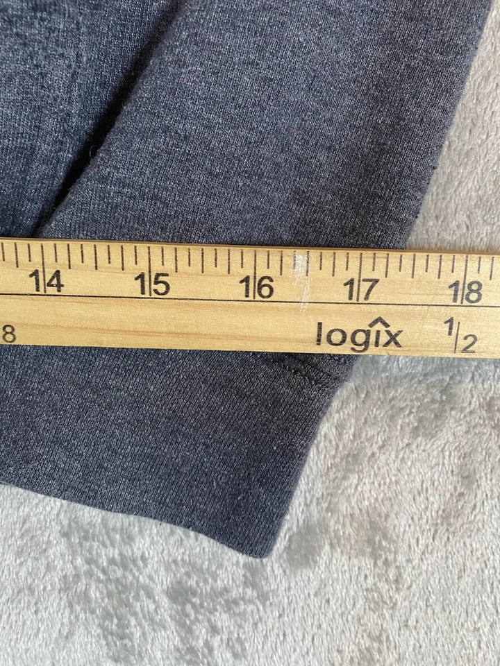 Case IH International Harvester Hoodie Mens Medium Gray Farmer Agriculture Logo - Image 4 of 4