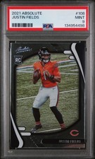 2021 PANINI ABSOLUTE #108 JUSTIN FIELDS ROOKIE RC PSA 9