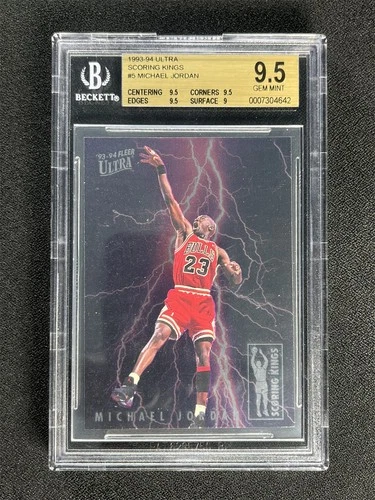 1993-94 Fleer Ultra Michael Jordan #5 Scoring Kings Bulls BGS 9.5 GEM MINT