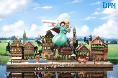 OPM-Studio Hayao Miyazaki Anime Sophie & Howl's Aerial Stroll Collectible Model