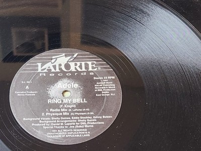 VG Adele    Ring My Bell (1991)  Laporte Records    D.L. 29-1 12'' US