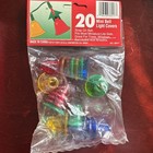 VTG Plastic Translucent Bell Miniature Light Covers Snap On 1 Pkgs of 20 NOS — photo 1