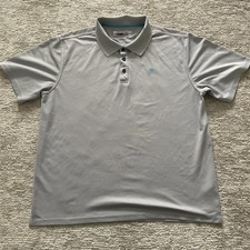Ariat Tek Heat Series Polo Shirt Mens Size XL Gray Short Sleeve Casual Outdoor