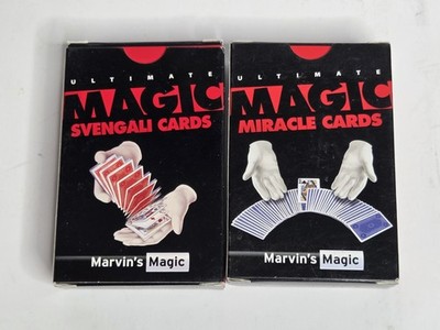 SEALED Marvin's Magic Presents Svengali Miracle Magic Cards Red and Blue Packs