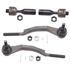 4pc Replacements for Front Inner And Outer Tie Rod End Compatible with Buick