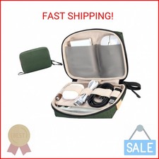 SIMTOP Small Electronics Organizer Travel Case, Portable Tech Case Pouch for Cab