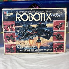 Vintage Robotix R-1100 Series Milton Bradley Building Toy Lot Not Complete