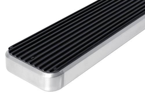 For Ford Econoline Van 10-14 APG 6" iStep Cab Length Silver Running Boards - Picture 2 of 9