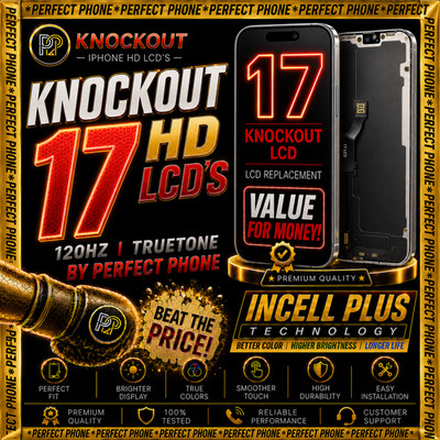 iPhone 17 LCD Bildschirm Ersatz-KnockOut-Incell-UK