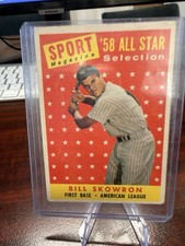 1958 Topps yankees - Sport Magazine '58 All Star Selection Bill Skowron #477