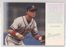 1996 Fleer Rookie Sensation Chipper Jones #10 HOF fm1