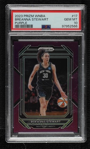 2023 Panini Prizm WNBA Purple 70/149 Breanna Stewart #17 PSA 10 GEM MT w3d