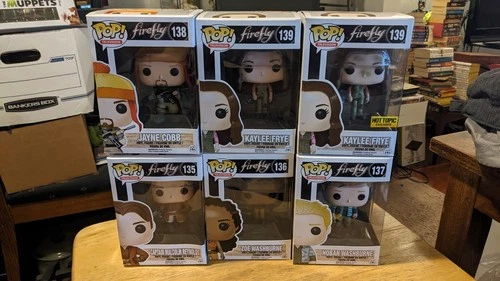 Funko Pop! Television Firefly Lot Full Set of 6 Vinyl Figures All Figures Made!