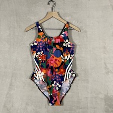 Adidas Womens Swimsuit Size 14 FARM RIO Multicolor One Piece Colorful