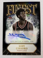 2024/25 Topps Finest Basketball Sidy Cissoko Auto FA-SCI /25