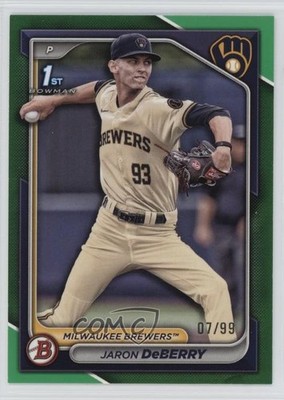 2024 Bowman Draft Green /99 Jaron DeBerry #BD-6 g5e