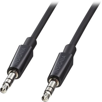 Insignia - 3ft 3.5mm Audio Cable - Black