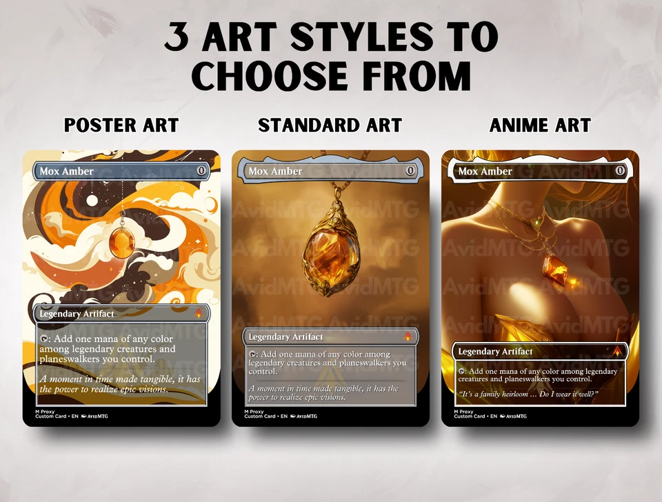 Mox Amber - Custom Magic: The Gathering Card - Image 2 of 4