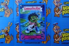 GARBAGE PAIL KIDS GPK x GREEN DAY BATTLE BLUE CARD # 30b LILLY PAD   83/99