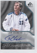2009-10 SP Game Used Significance Auto Tom Chambers #S-TC Auto