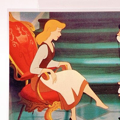 Cinderella Glass Slipper Vintage Card The Walt Disney Sky Box Rare