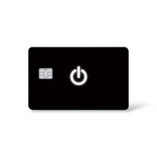 PS Power Button Credit Card Sticker Debit Skin Decal Cover