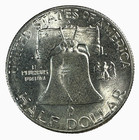 1949-S Franklin Half Dollar 416 CHBU better date in the series — photo 4
