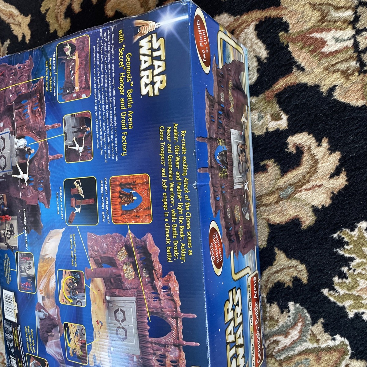 Hasbro Star Wars Attack of The Clones Geonosis Battle Arena Play