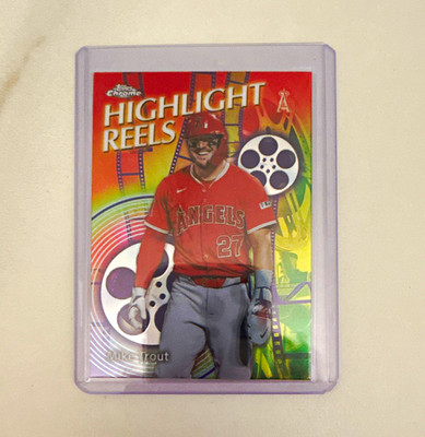 2026 Topps Chrome Highlight Reels Insert HR-8 Mike Trout Angels