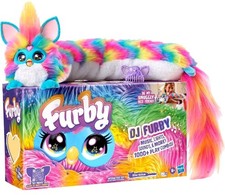 FURBY DJ Interactive Toy Super Snuggly Rainbow Electronic Plush Music Lights