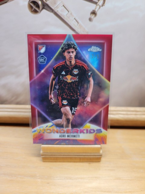 2020 Topps Chrome MLS Adri Mehmeti Rookie Wonderkids #WK-1 Red Refractor /5