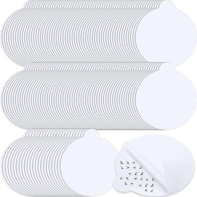 Qualirey 144 Sheets Refill Glue Boards Mosquito Trap Indoor Flea Trap Refills 