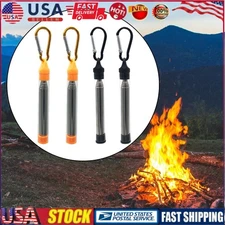 4Pack Pocket Bellow Collapsible Fire Tool Kit Camping Survival Blow Fire Tube
