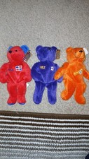 3 -JACKSON-SALVINO'S BEANIE SPORTS BEAR'S- SOSA- CHAMBERLAIN-ROBINSON