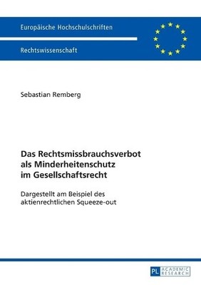 Sebastian Rembe Das Rechtsmissbrauchsverbot als Minderhe (Paperback) (UK IMPORT)