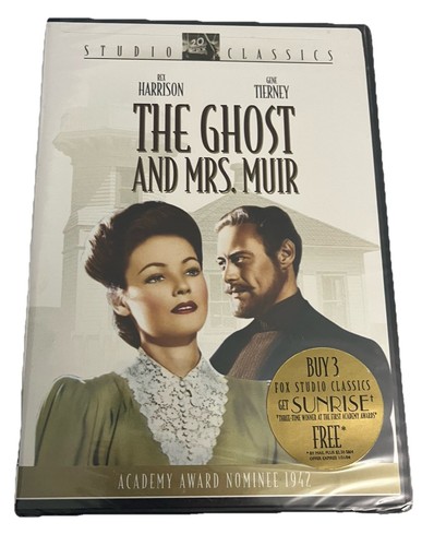 The Ghost and Mrs. Muir (DVD) Gene Tierney Rex Harrison George Sanders Edna Best