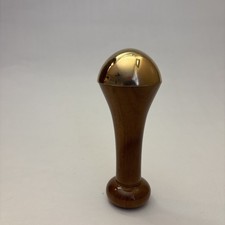 Traditional Kansa Wand Teak Wood Face Body Massager Detoxification Relaxation