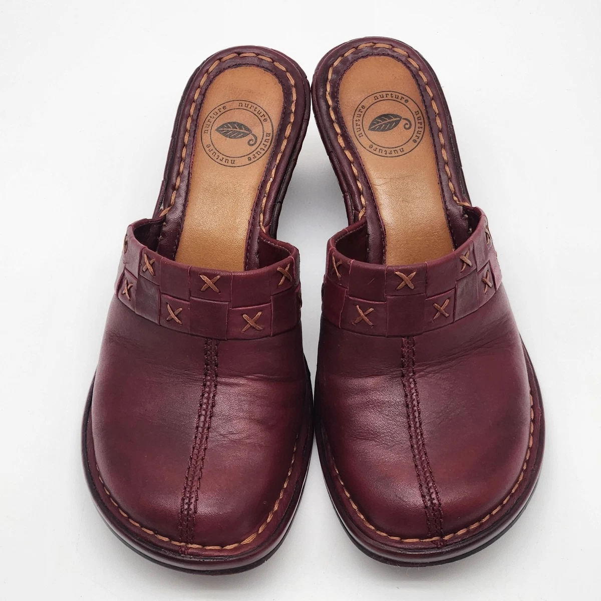 Nurture Jasper Leather Slip-On Clogs Laurel Brown Size 7.5 Women’s Comfort Surrey Homes | SH40 | February 2018 | Wedding supplement inside main image 3