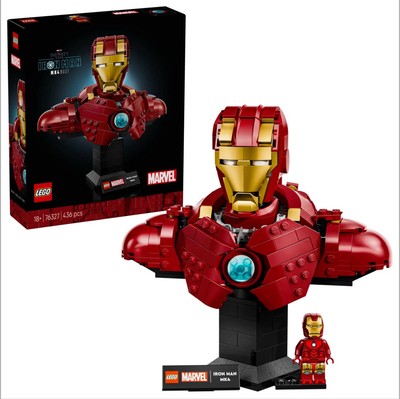 Lego Marvel The Infinity Saga Iron Man MK4 Bust Building Set (76327) New Sealed