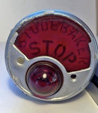 1920s Vintage Stop Tail Light Red Glass Automobile Studebaker. Rare. Untested 1920s Vintage Stop Tail Light Red Glass Automobile Studebaker. Rare. Untested