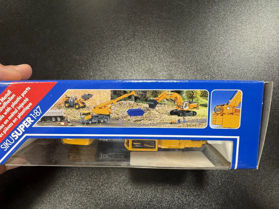 SIKU 1859- modellino 1:87 - GRU TELESCOPICA GIALLA - NUOVO - SIGILLATO - Immagine 4 di 4