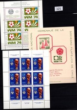 & CHILE - POLAND - YUGOSLAVIA - MNH - SPORTS - SOCCER - FLORA - 1974