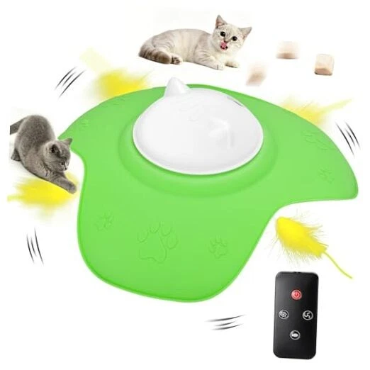 Hide and Seek Cat Toy,Rechargeable Whack-a-Mole Automatic Treat