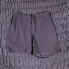 Ten Thousand THE FOUNDATION SHORT Large 7" Gray Double Weave Athleisure Shorts