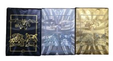3 x 55 Pudełka Pokemon Czarnozłoto-Złoto i srebrna folia / Tęczowy design