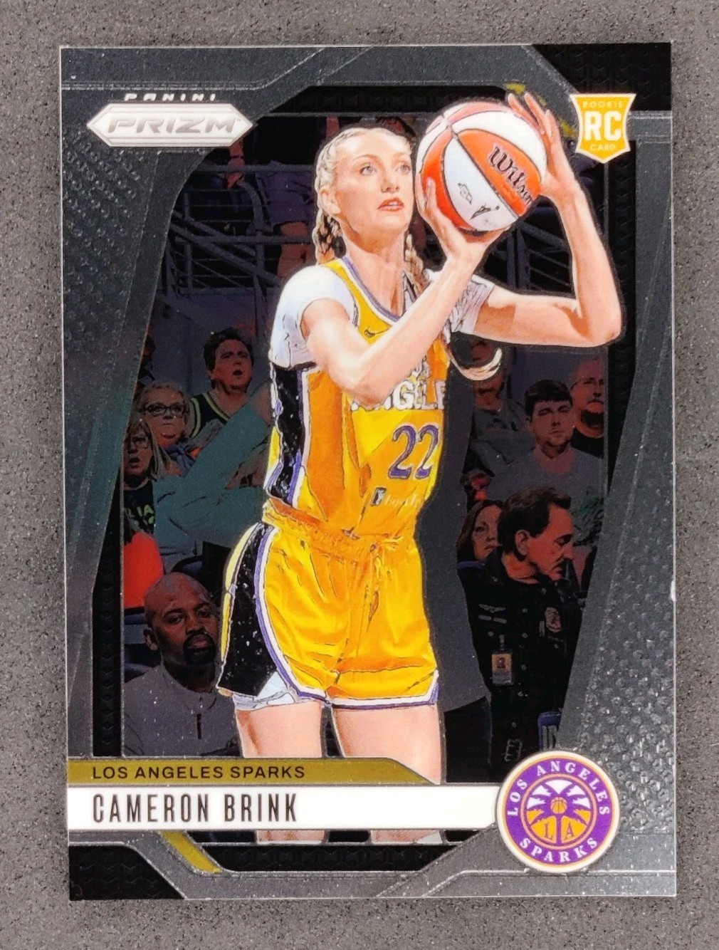 2024 Panini WNBA Prizm CAMERON BRINK Rookie Base #127 Los Angeles Sparks (A)